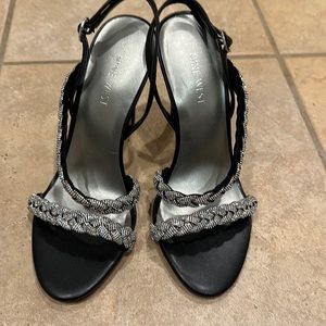 NEW Nine West black sandals size 7